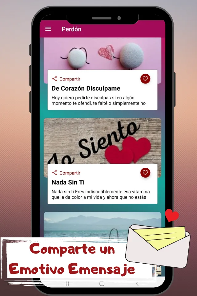 Cartas de Amor para Enamorar | Indus Appstore | Screenshot