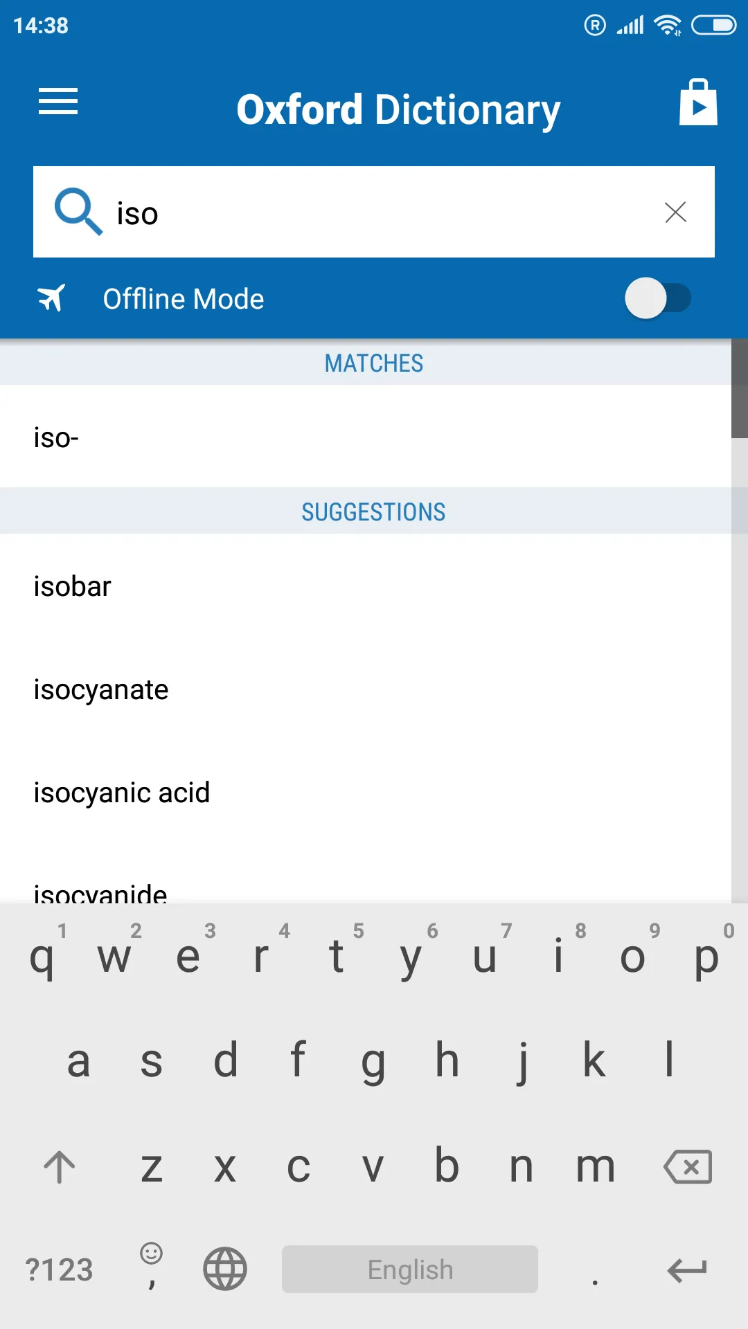 Oxford Dictionary of Chemistry | Indus Appstore | Screenshot