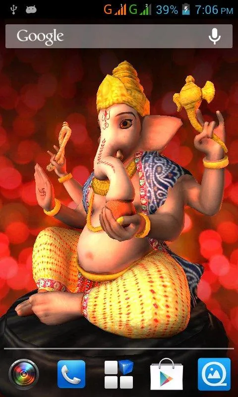 3D Ganesh Live Wallpaper | Indus Appstore | Screenshot