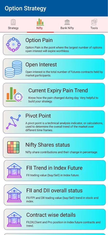 Future and Option strategy Ana | Indus Appstore | Screenshot