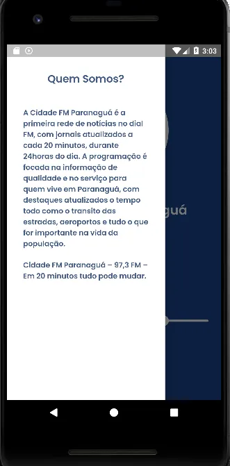 Rádio Cidade Curitiba Fm 85.3 | Indus Appstore | Screenshot