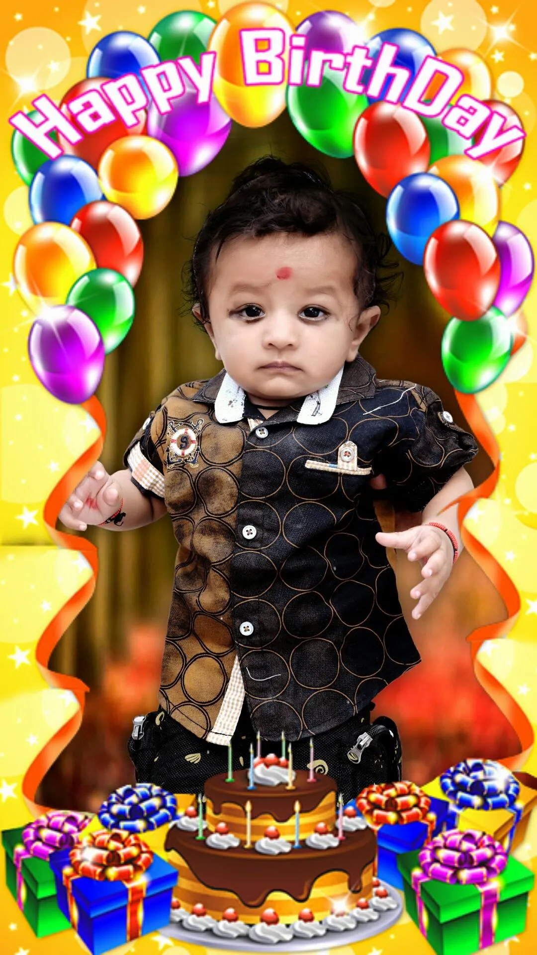 Birthday Photo Frame | Indus Appstore | Screenshot