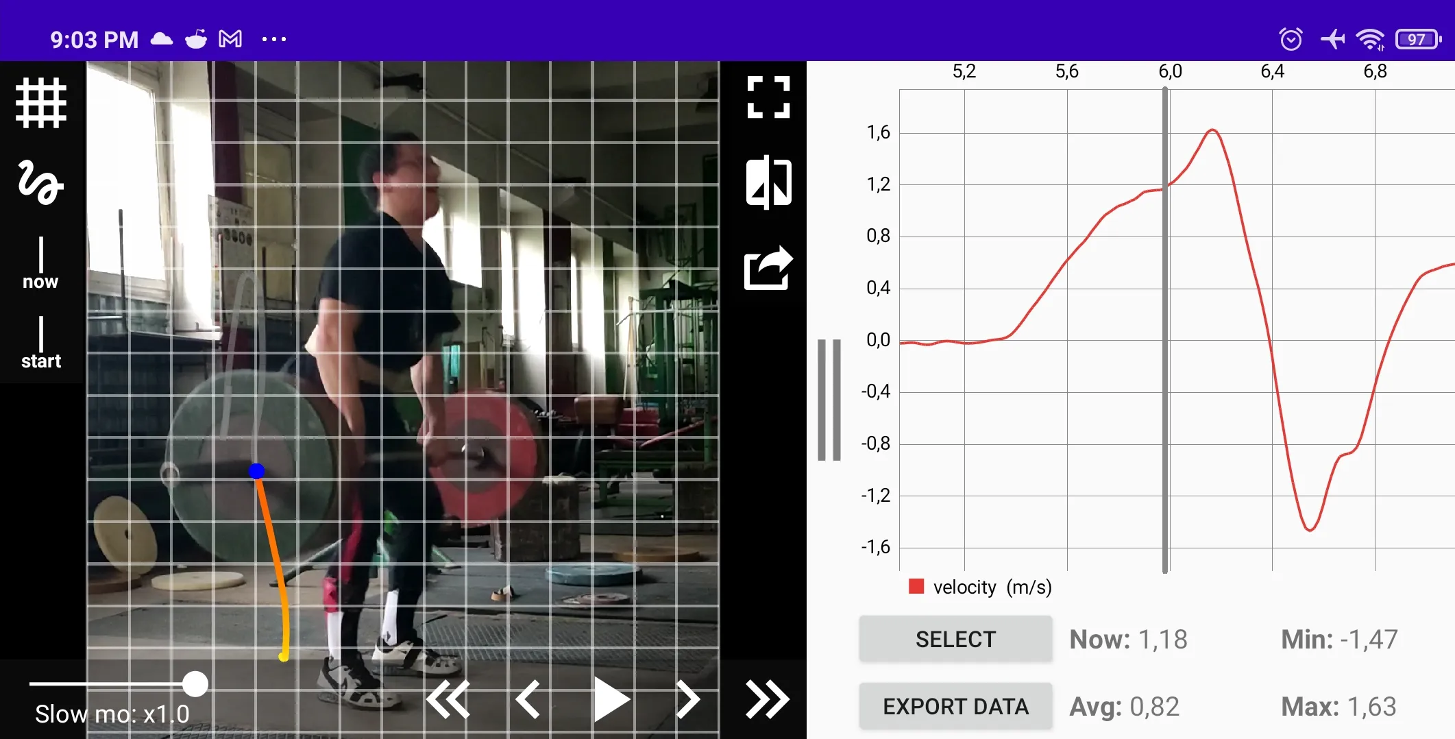 WL Analysis - bar path tracker | Indus Appstore | Screenshot