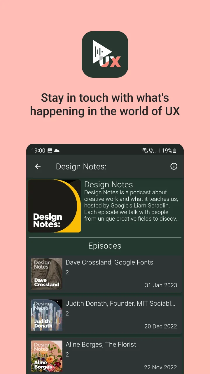 UX Podcasts | Indus Appstore | Screenshot