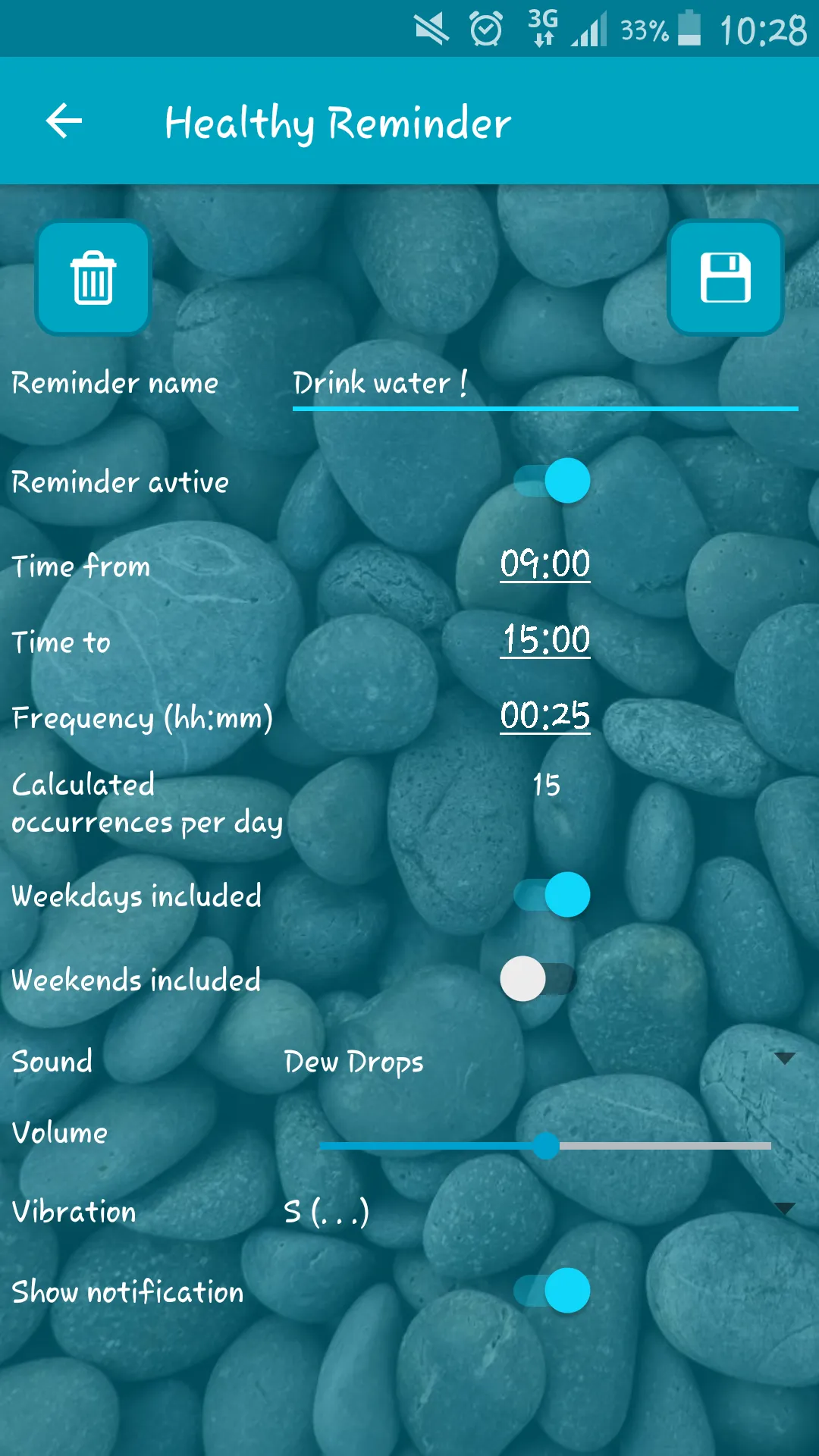 Healthy Reminder | Indus Appstore | Screenshot