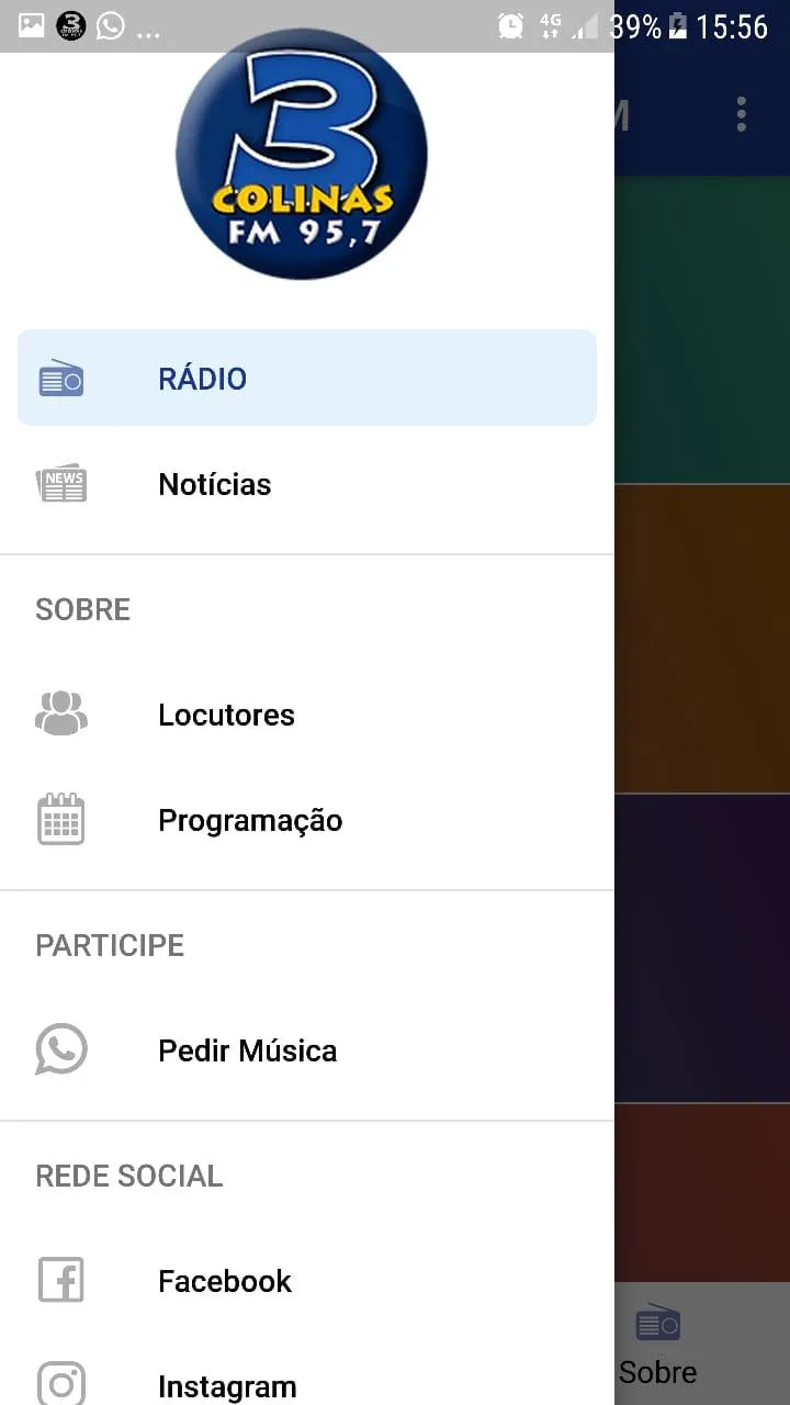 Rádio 3 Colinas 95,7 FM | Indus Appstore | Screenshot