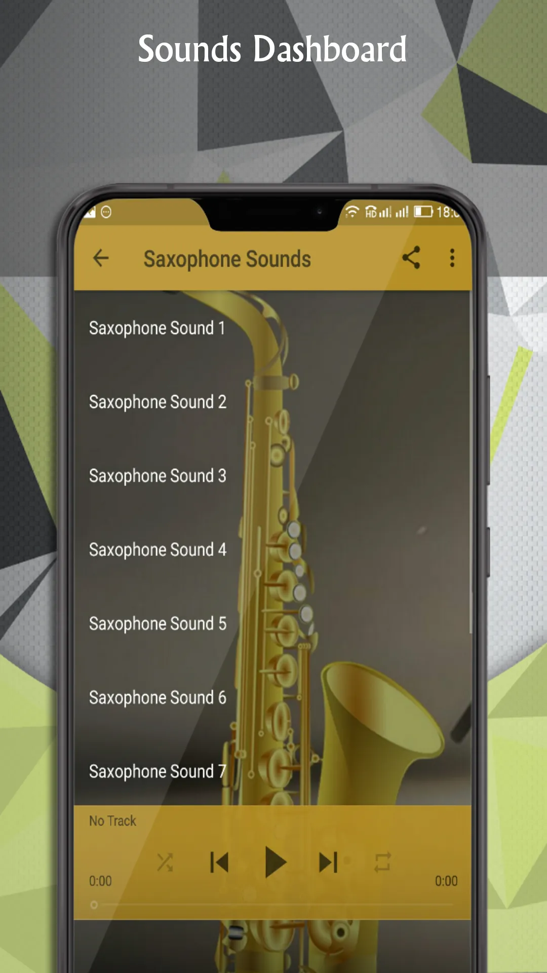 Saxophone Sounds | Indus Appstore | Screenshot