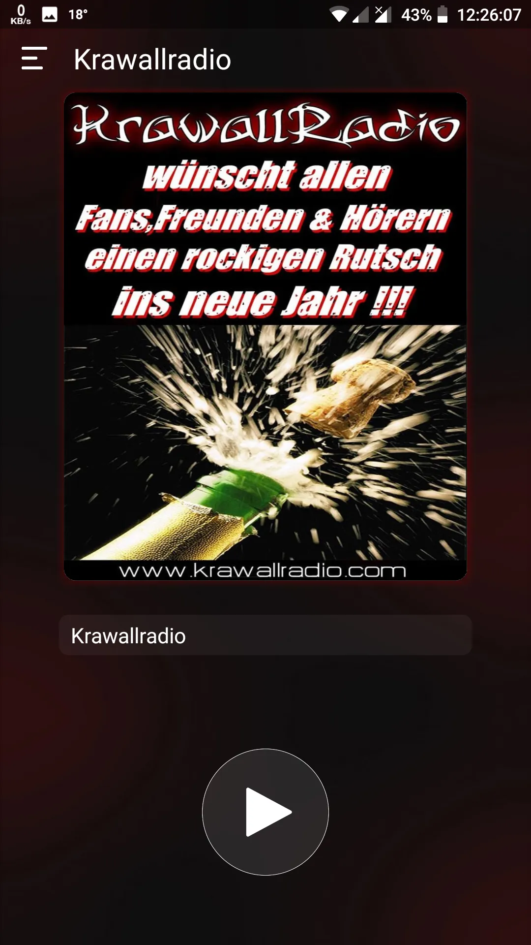 Krawallradio.com | Indus Appstore | Screenshot