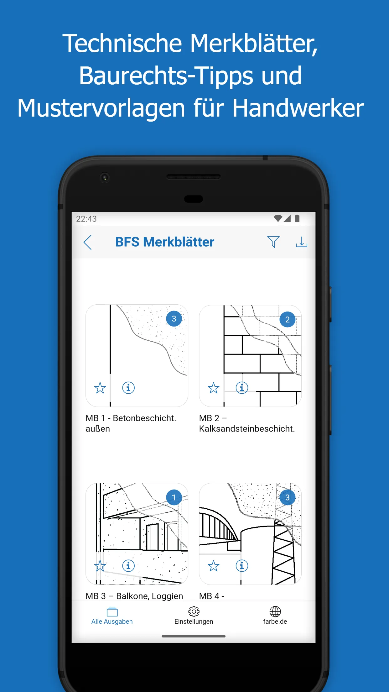 Maler App für Büro, Baustelle | Indus Appstore | Screenshot