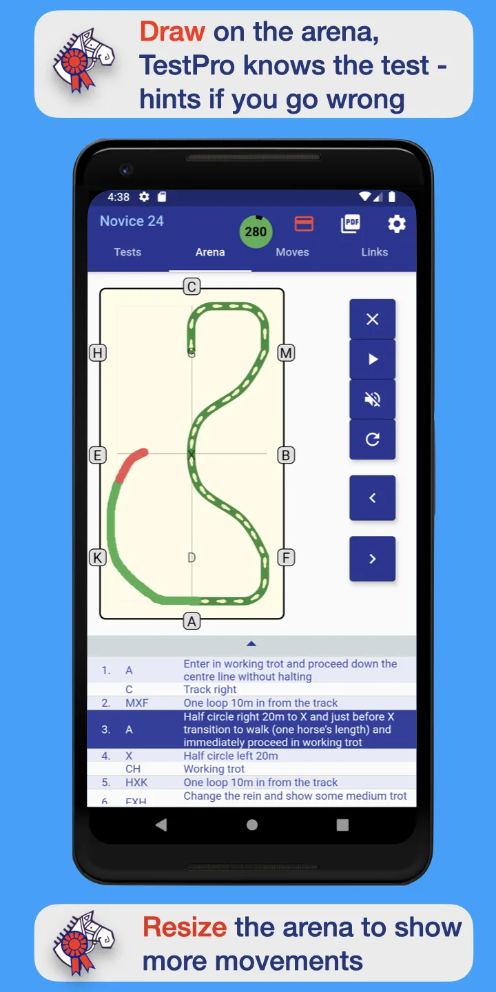 BD British Dressage TestPro | Indus Appstore | Screenshot