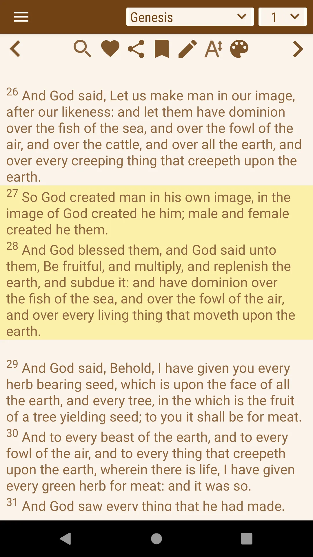 King James Bible (KJV) | Indus Appstore | Screenshot