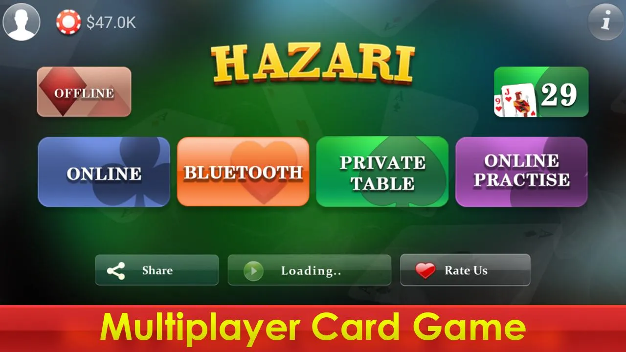 Hazari - 1000 Points Card Game | Indus Appstore | Screenshot