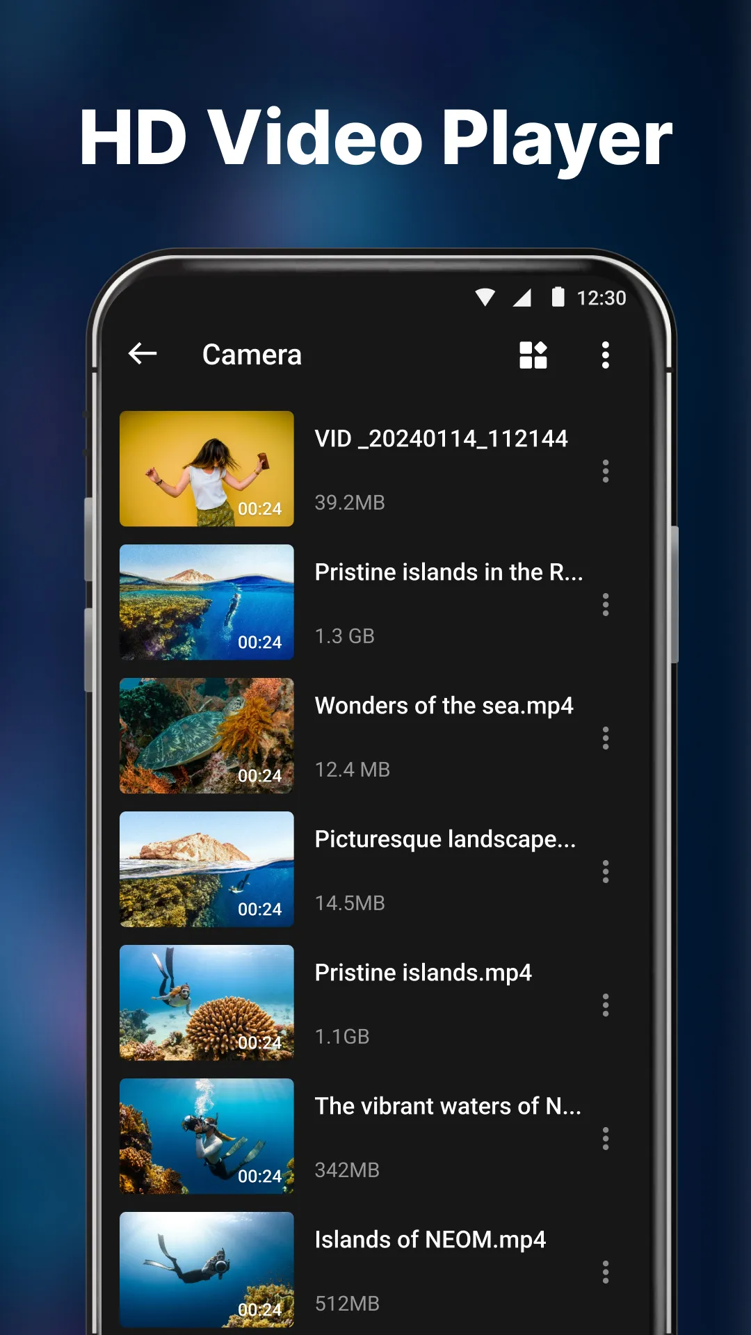 HD Video Player All Format | Indus Appstore | Screenshot