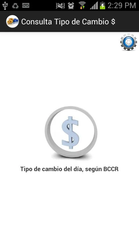 Dollar Exchange Rate BCCR | Indus Appstore | Screenshot