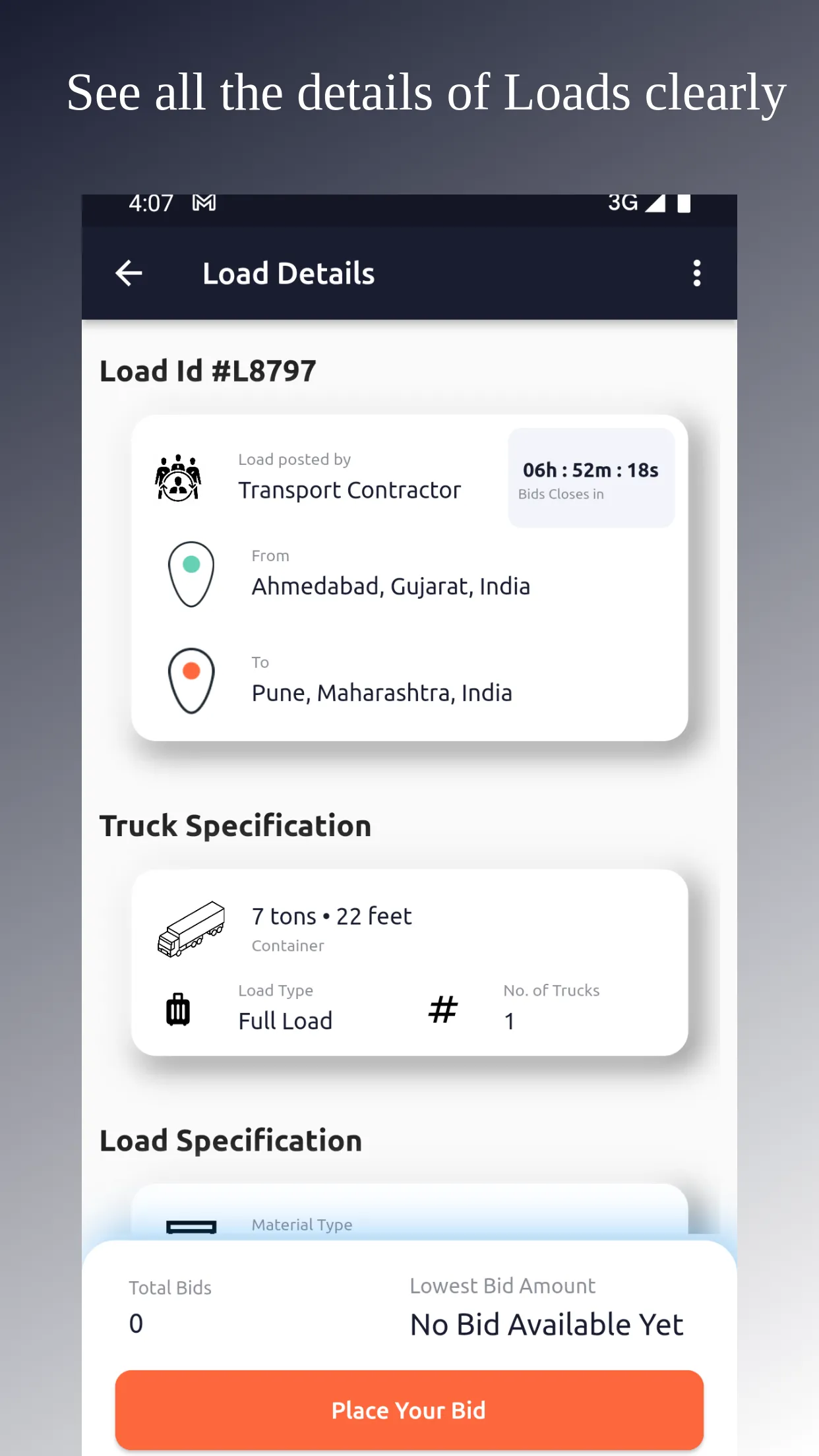 Onoa: Truck Transport Market | Indus Appstore | Screenshot