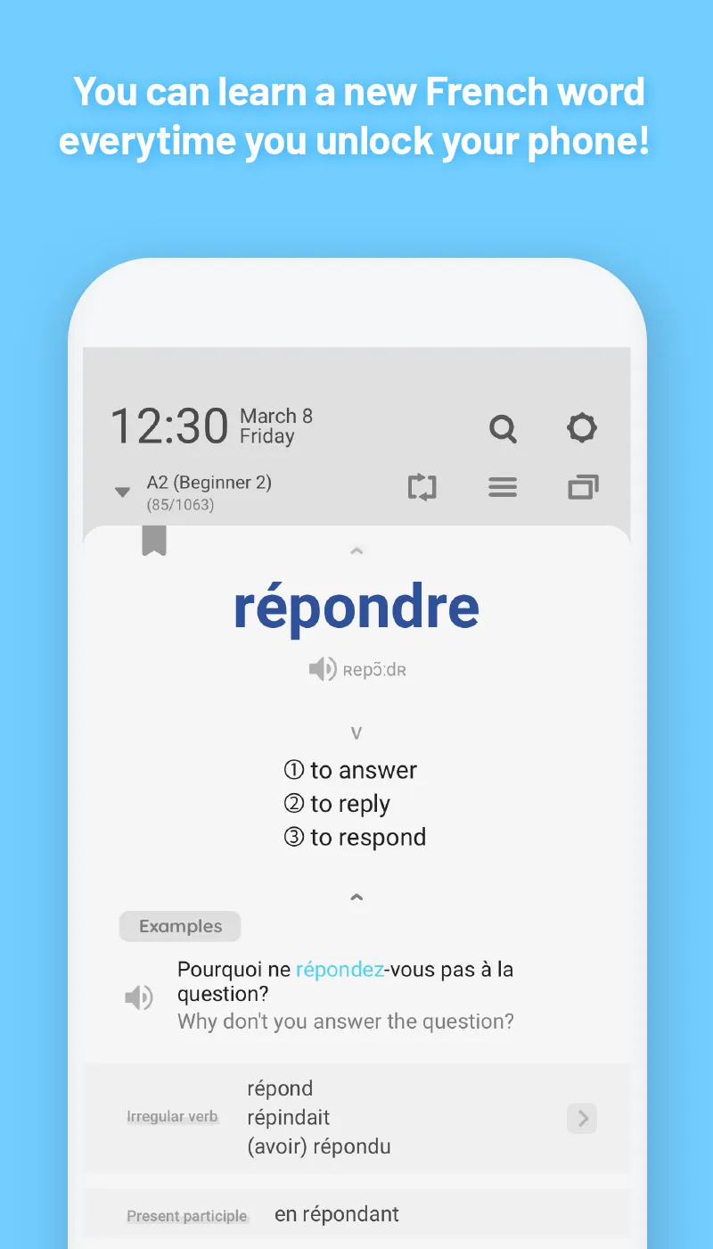 WordBit French (for English) | Indus Appstore | Screenshot