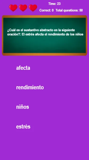 Los Sustantivos Juego App | Indus Appstore | Screenshot