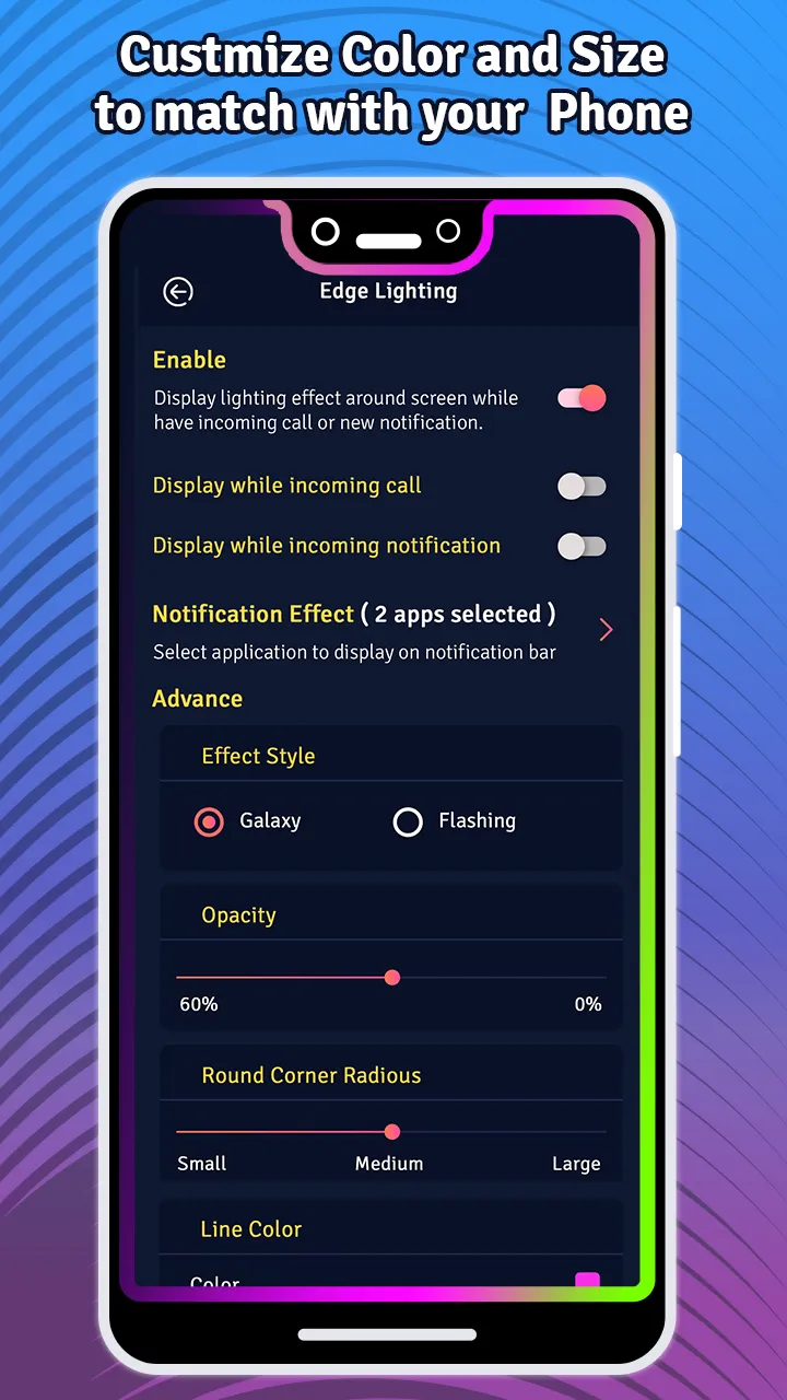 Edge Lighting Rounded Corner | Indus Appstore | Screenshot