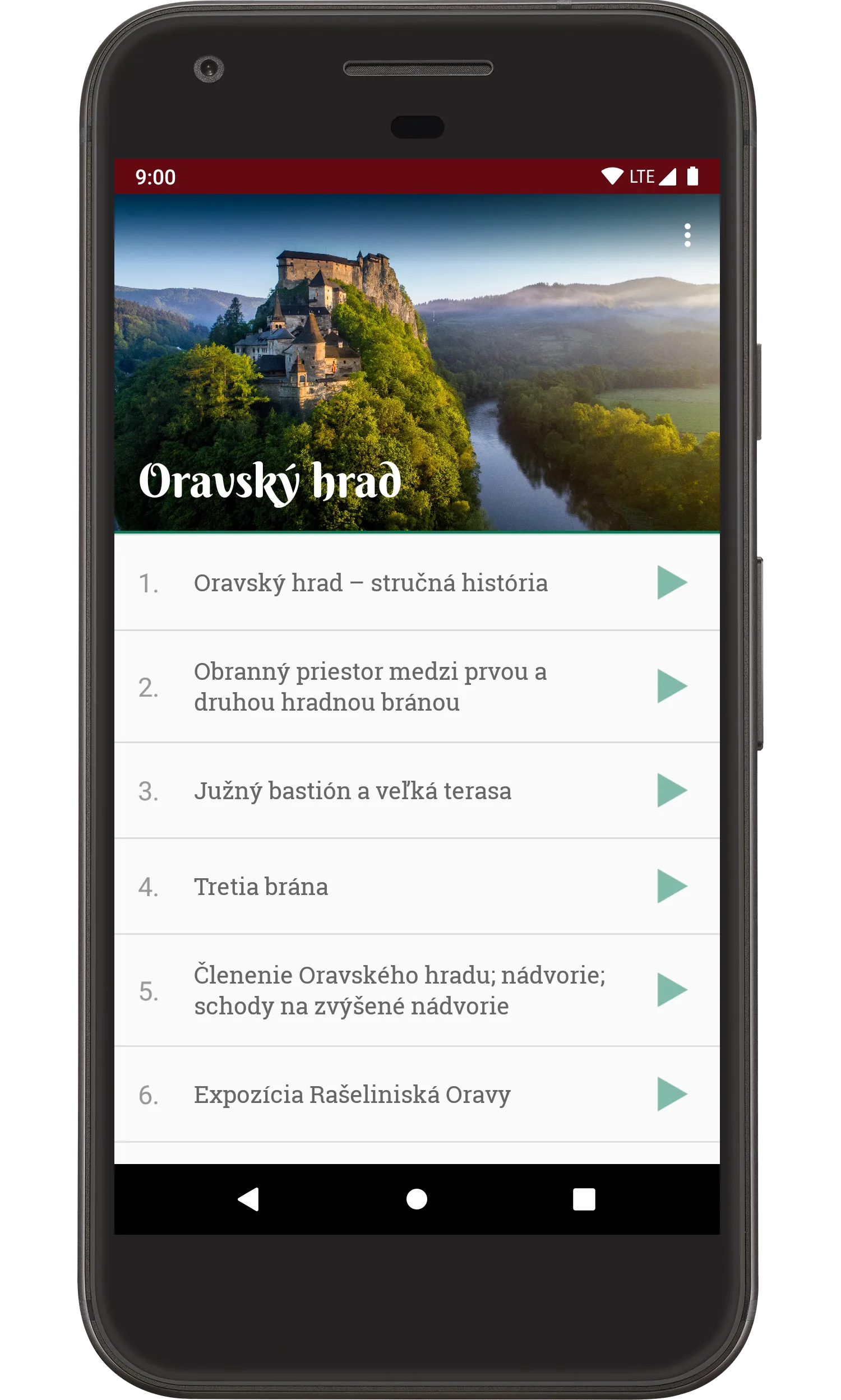 Orava Castle Audioguide | Indus Appstore | Screenshot