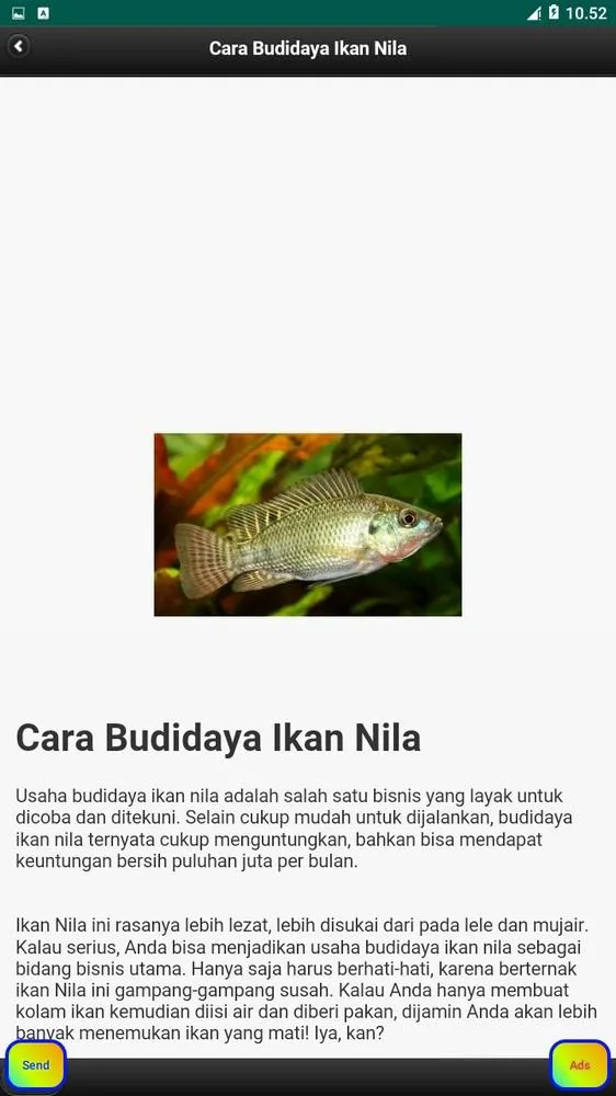 Tilapia Cultivation | Indus Appstore | Screenshot