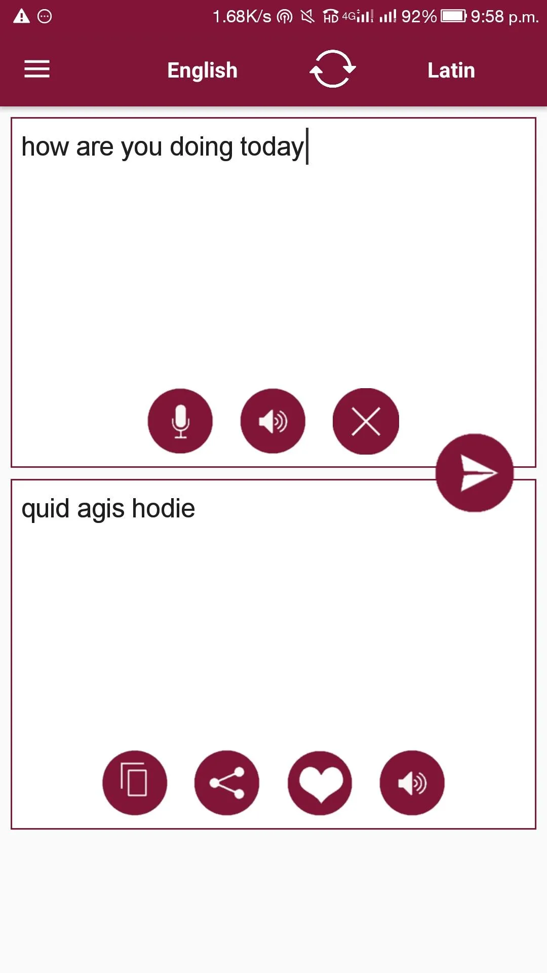 Latin - English Translator | Indus Appstore | Screenshot