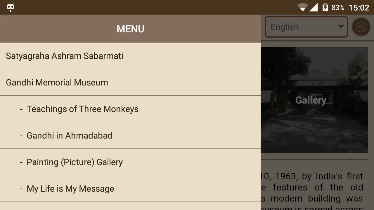 Sabarmati Ashram Digital Guide | Indus Appstore | Screenshot