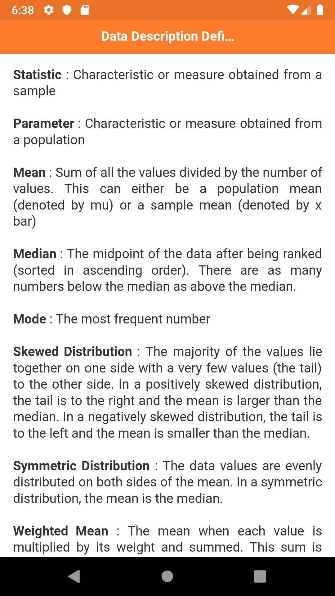 Probability and Statistics | Indus Appstore | Screenshot