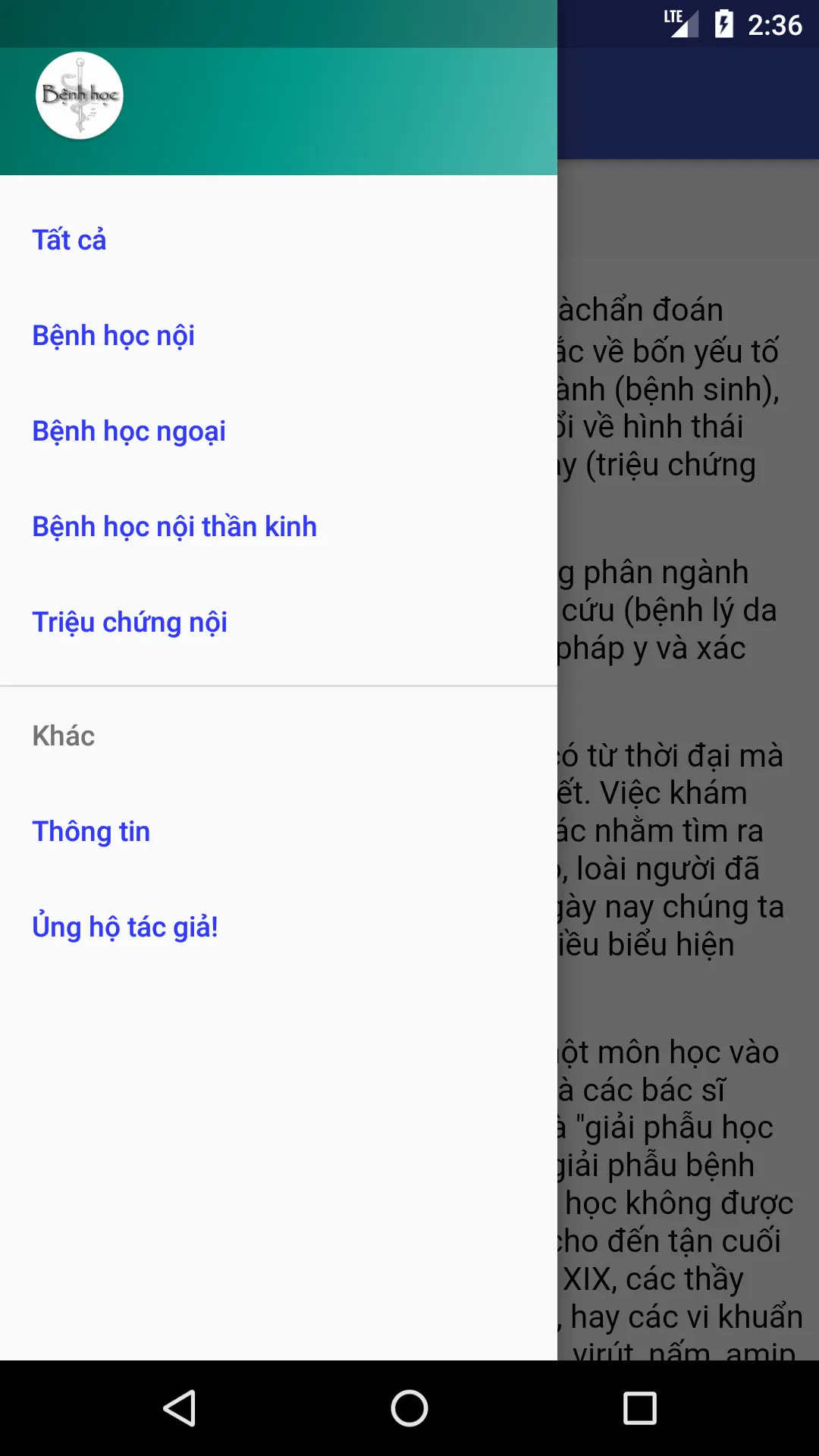 Bệnh học (Benh Hoc) | Indus Appstore | Screenshot