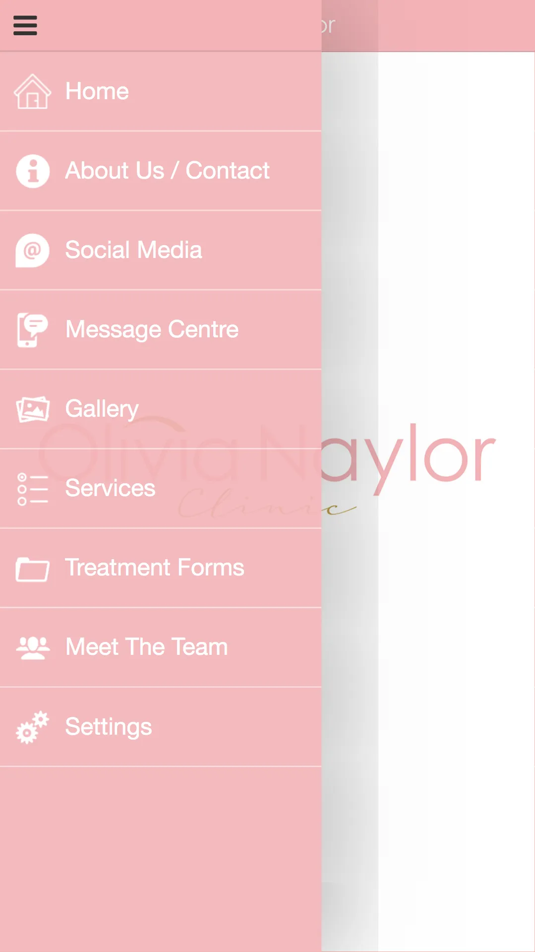 Olivia Naylor Clinic | Indus Appstore | Screenshot