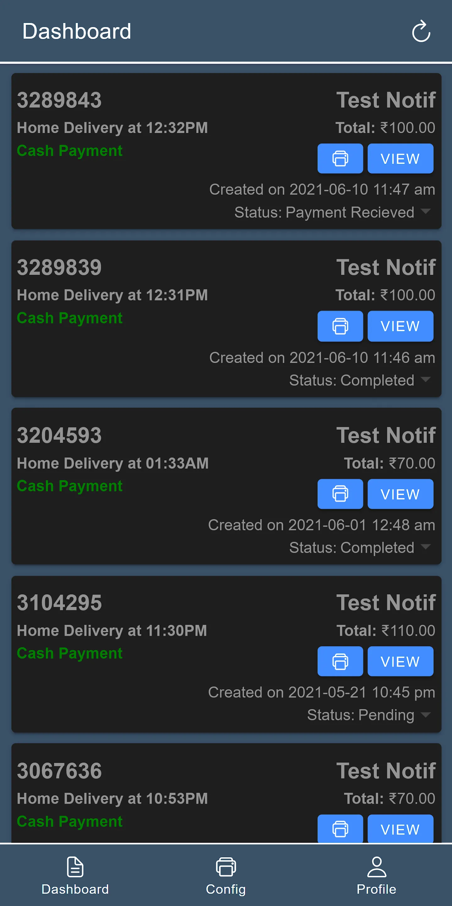 Online Order Notifier | Indus Appstore | Screenshot