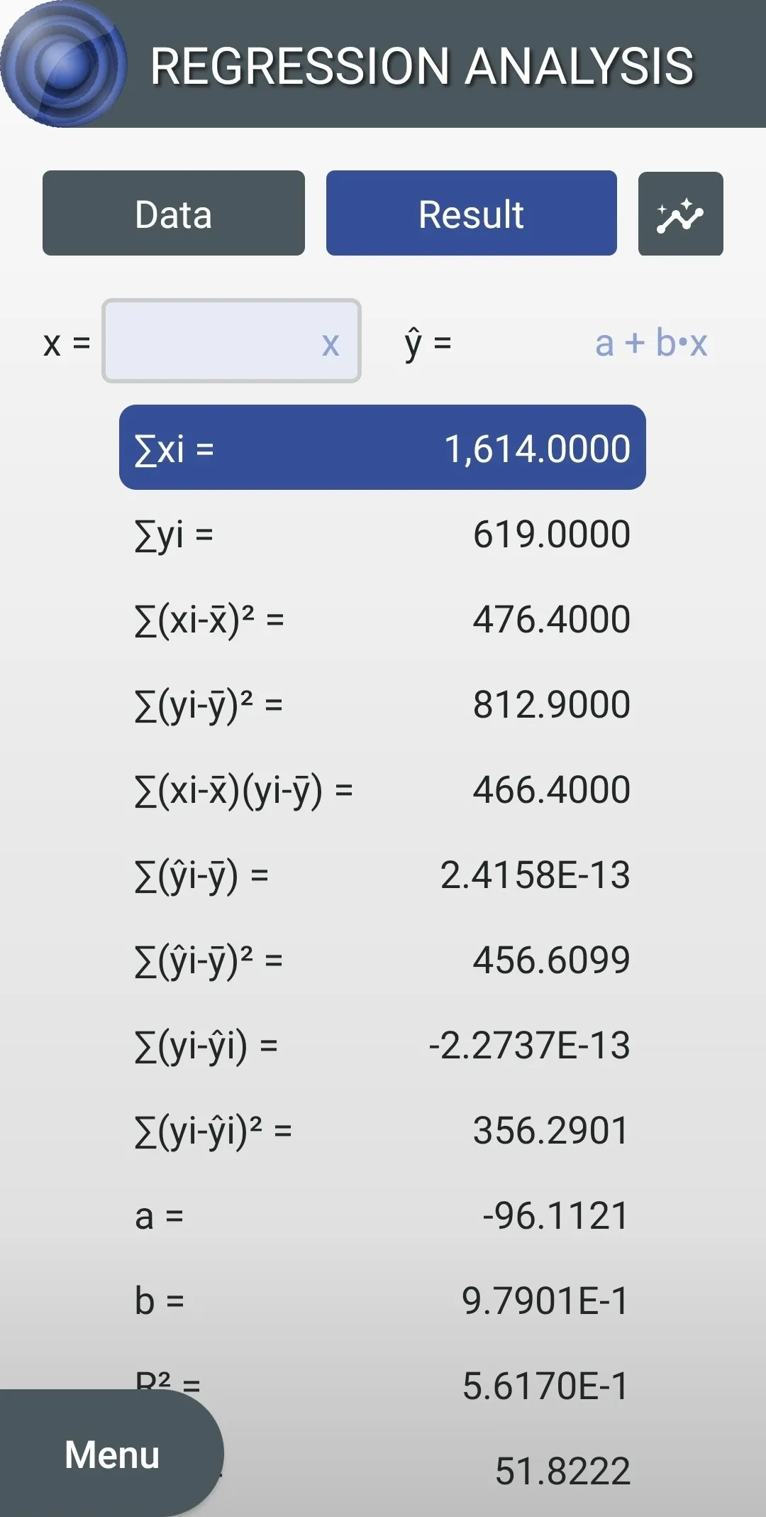 Regression Analysis | Indus Appstore | Screenshot