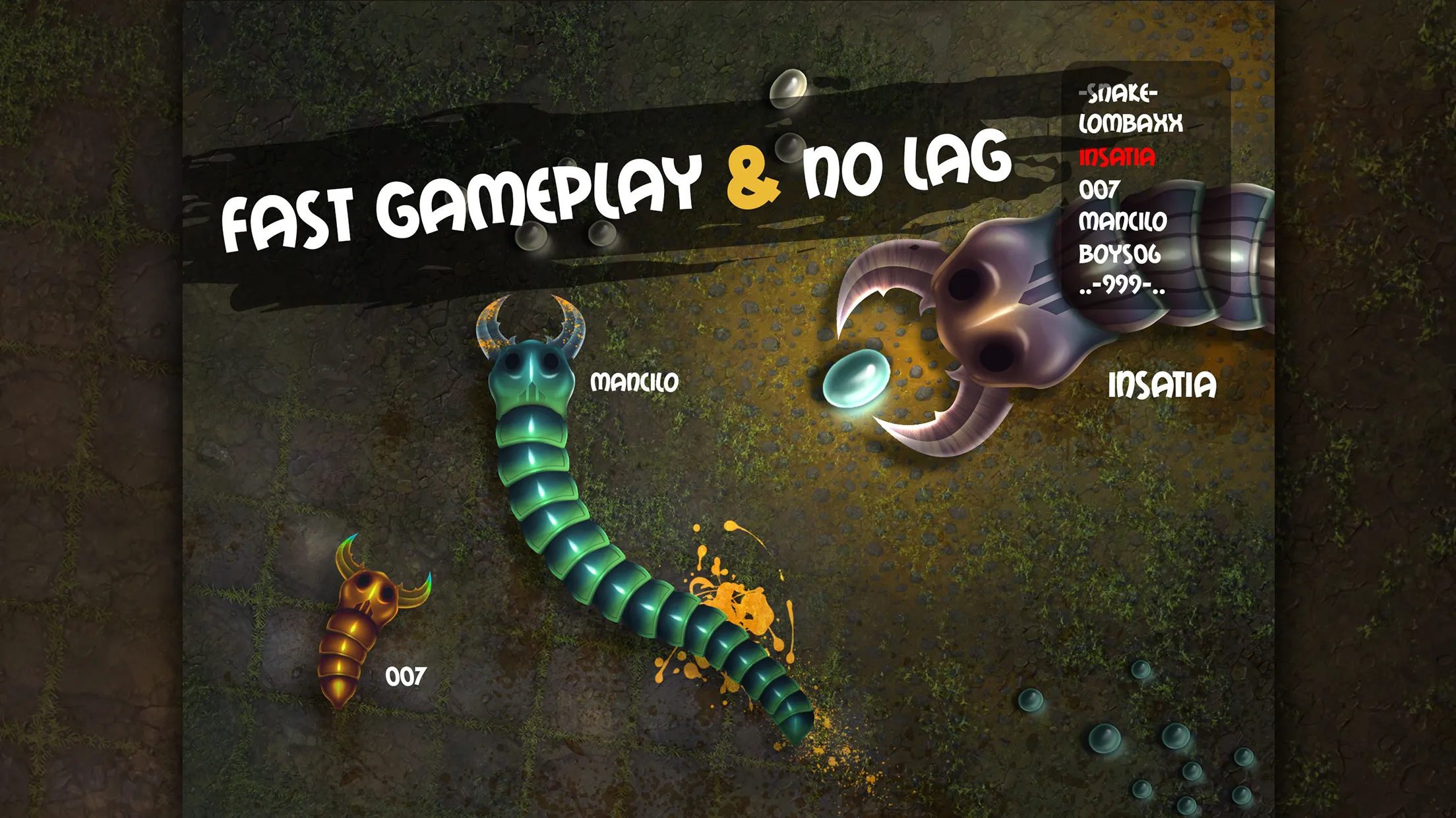 Insatiable.io -Slither Snakes | Indus Appstore | Screenshot