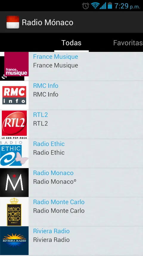 Monaco Radio | Indus Appstore | Screenshot