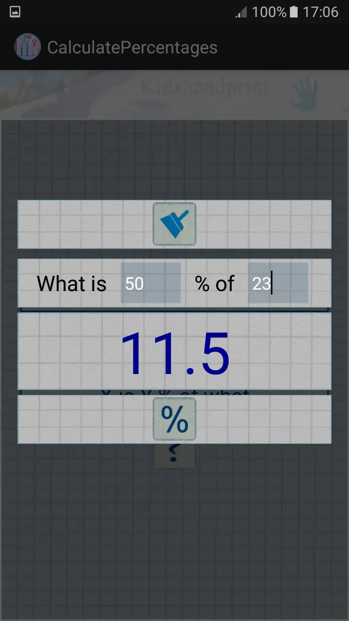 Calculate Percentages | Indus Appstore | Screenshot