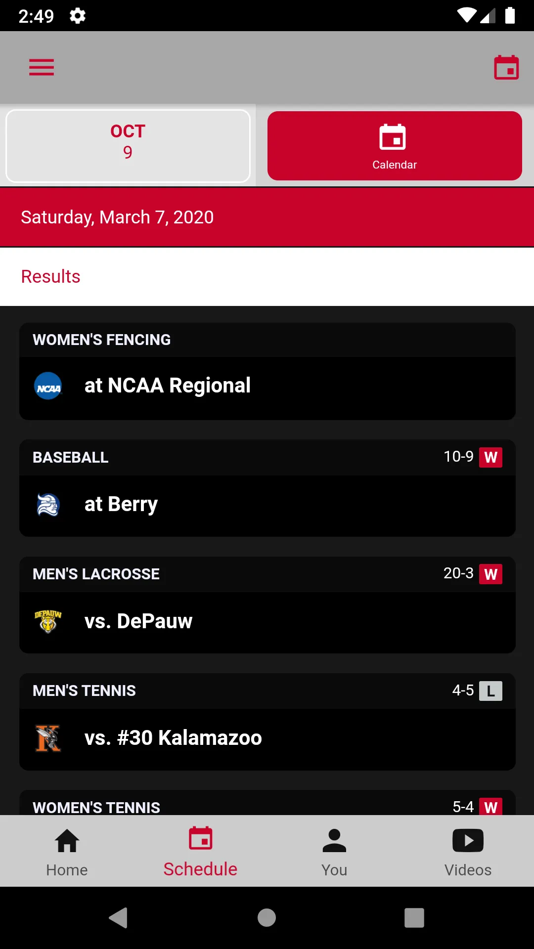 Denison University Big Red | Indus Appstore | Screenshot