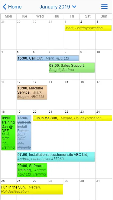 Schedule it Resource Scheduler | Indus Appstore | Screenshot