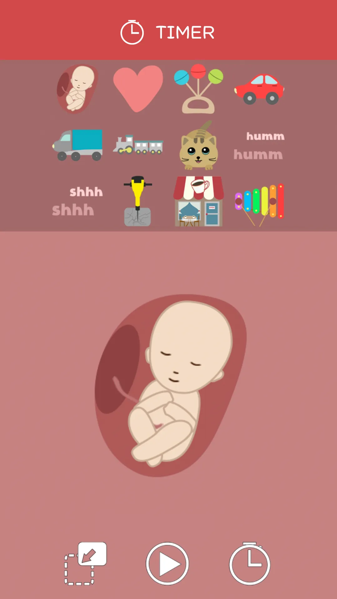 Baby sleep sounds - lullaby | Indus Appstore | Screenshot