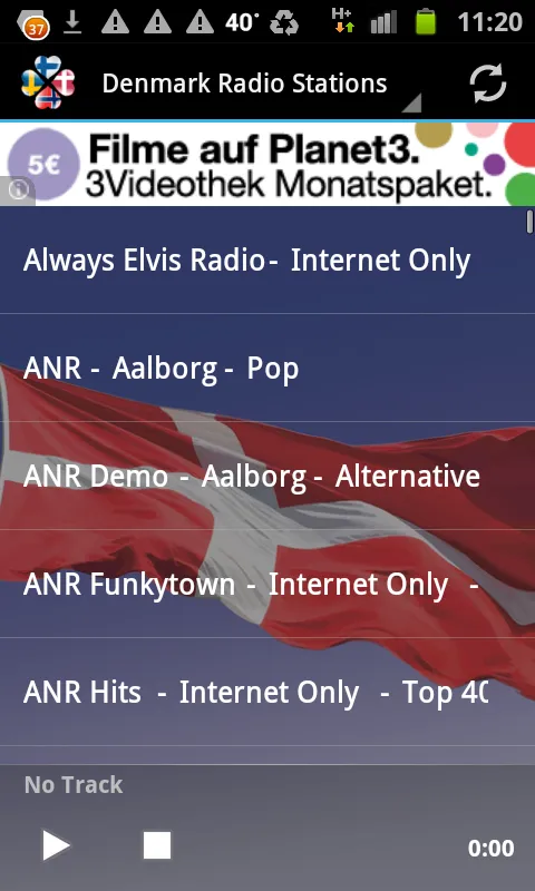 Scandinavian Radio Stations | Indus Appstore | Screenshot