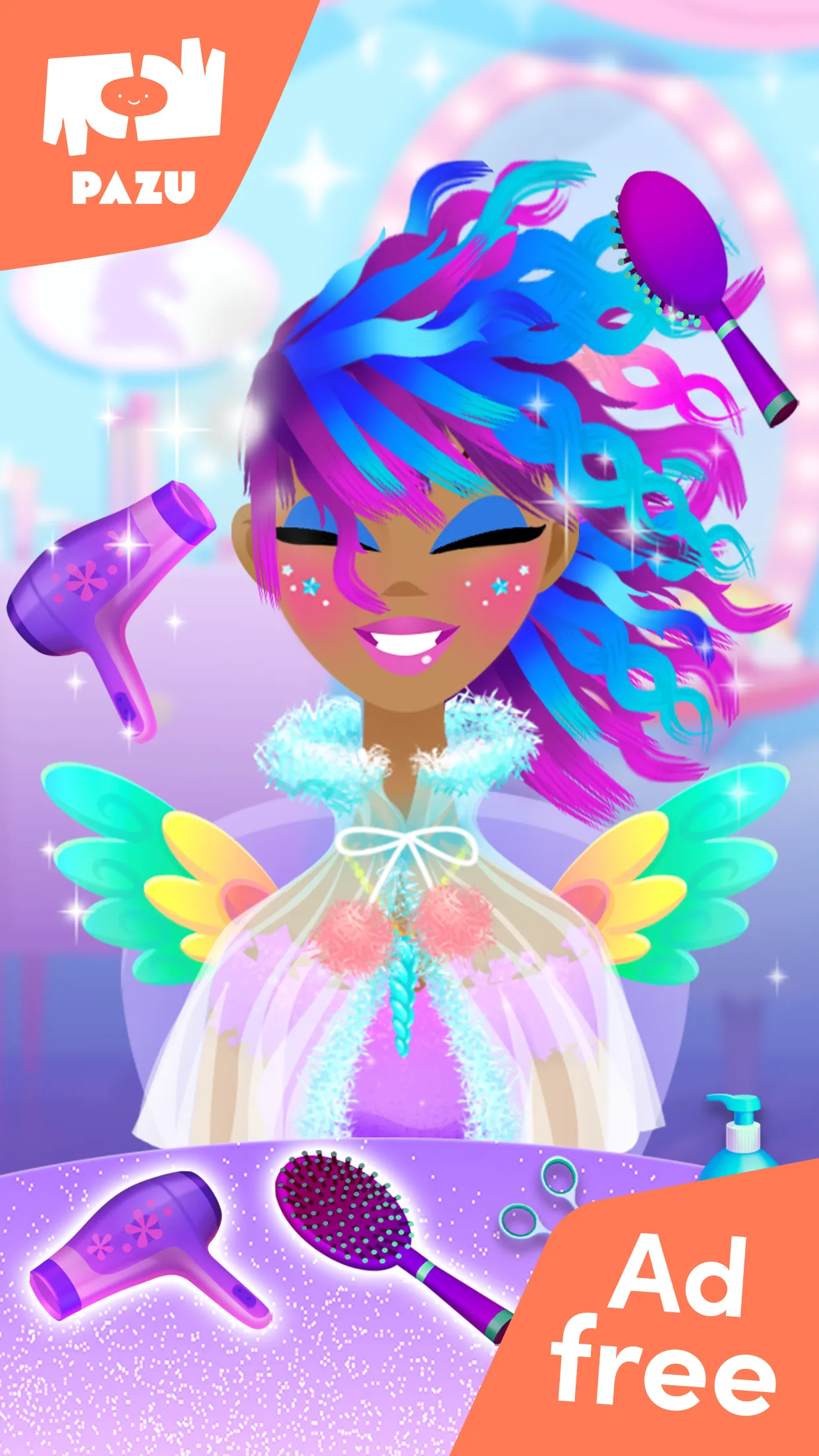 Girls Hair Salon Unicorn | Indus Appstore | Screenshot