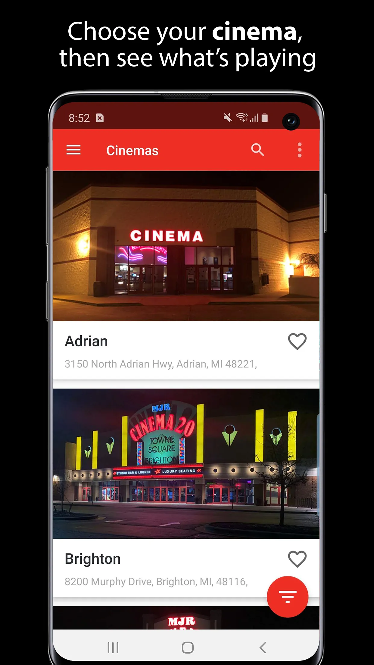 MJR Theatres | Indus Appstore | Screenshot