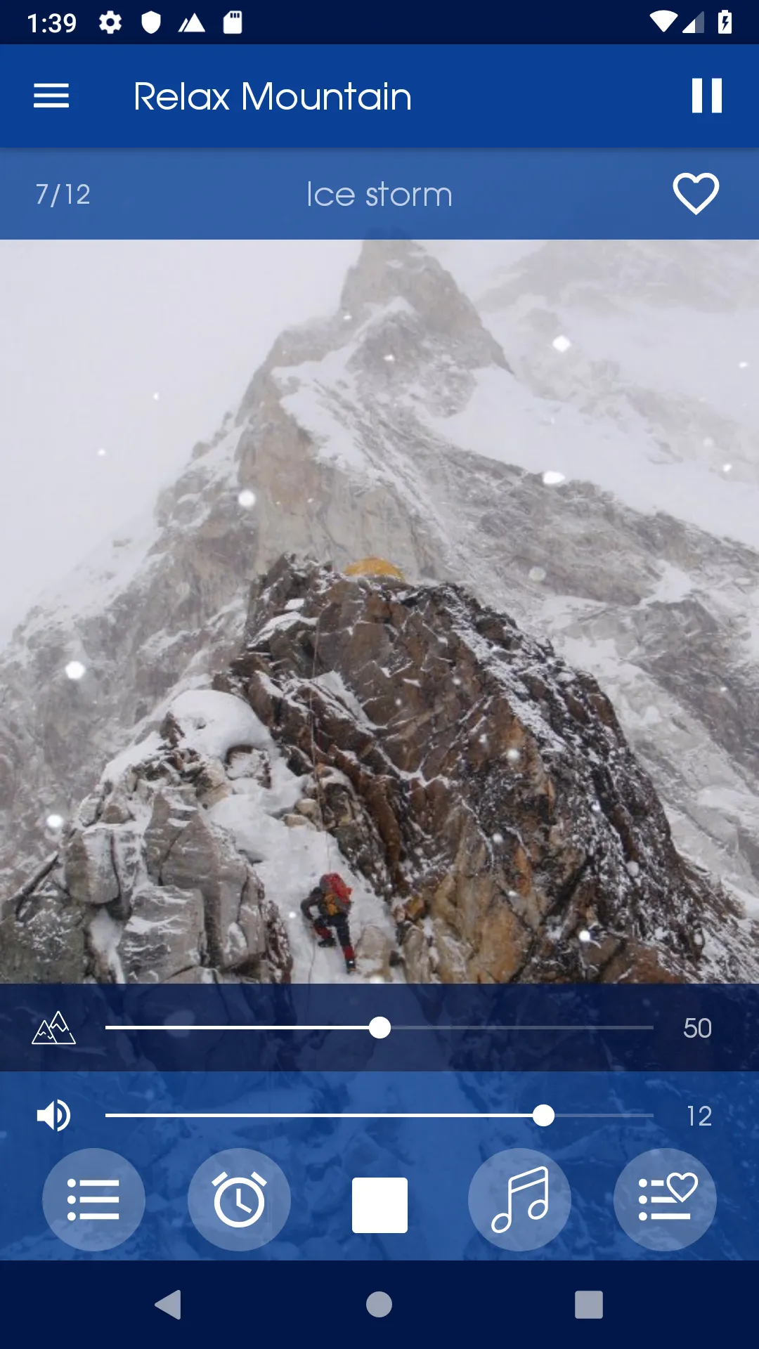 Relax Mountain Sleeping sounds | Indus Appstore | Screenshot