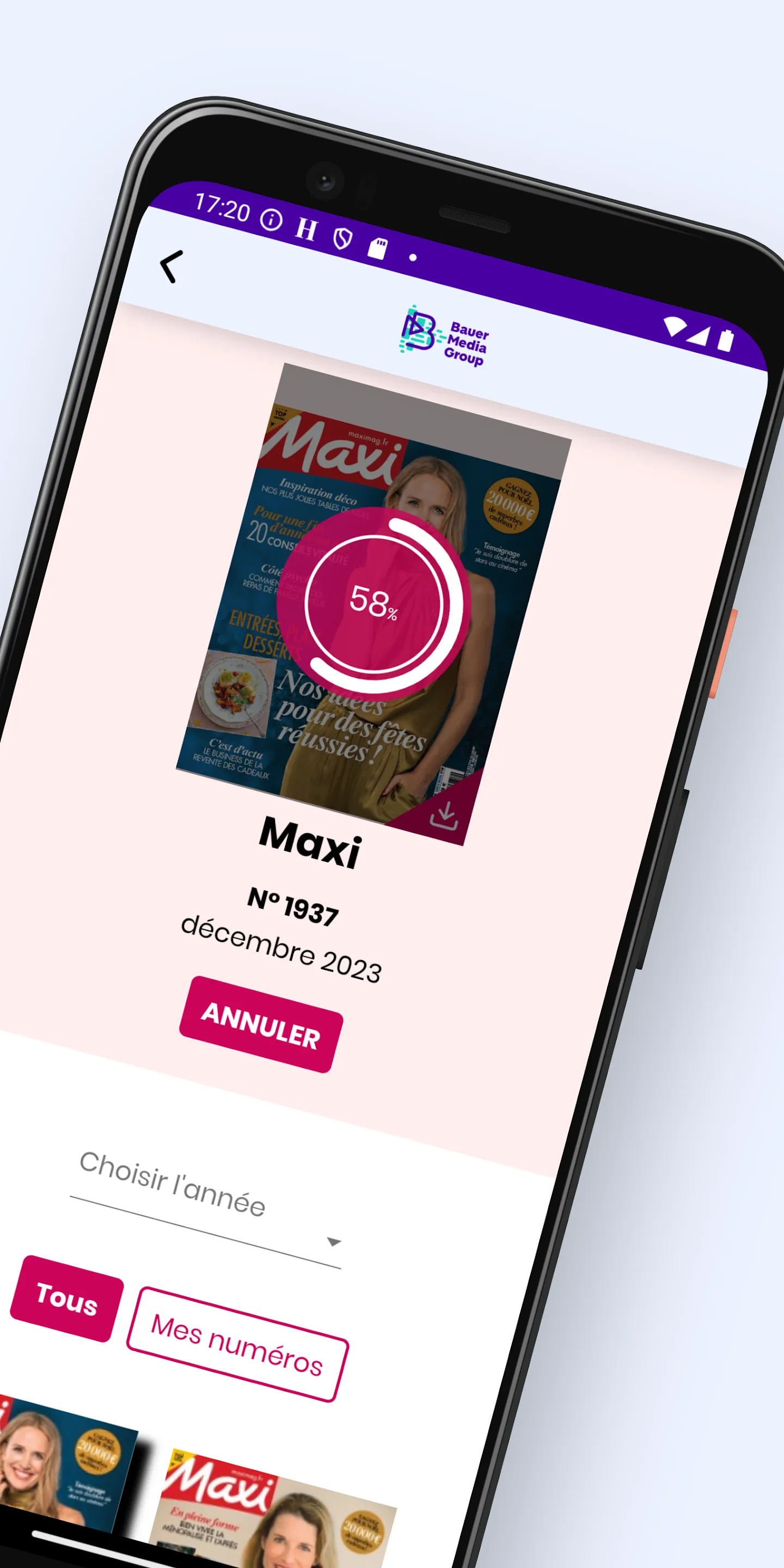 Kiosque Bauer Media France | Indus Appstore | Screenshot