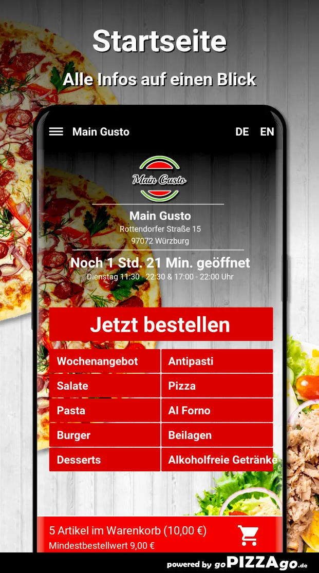 Main Gusto Würzburg | Indus Appstore | Screenshot