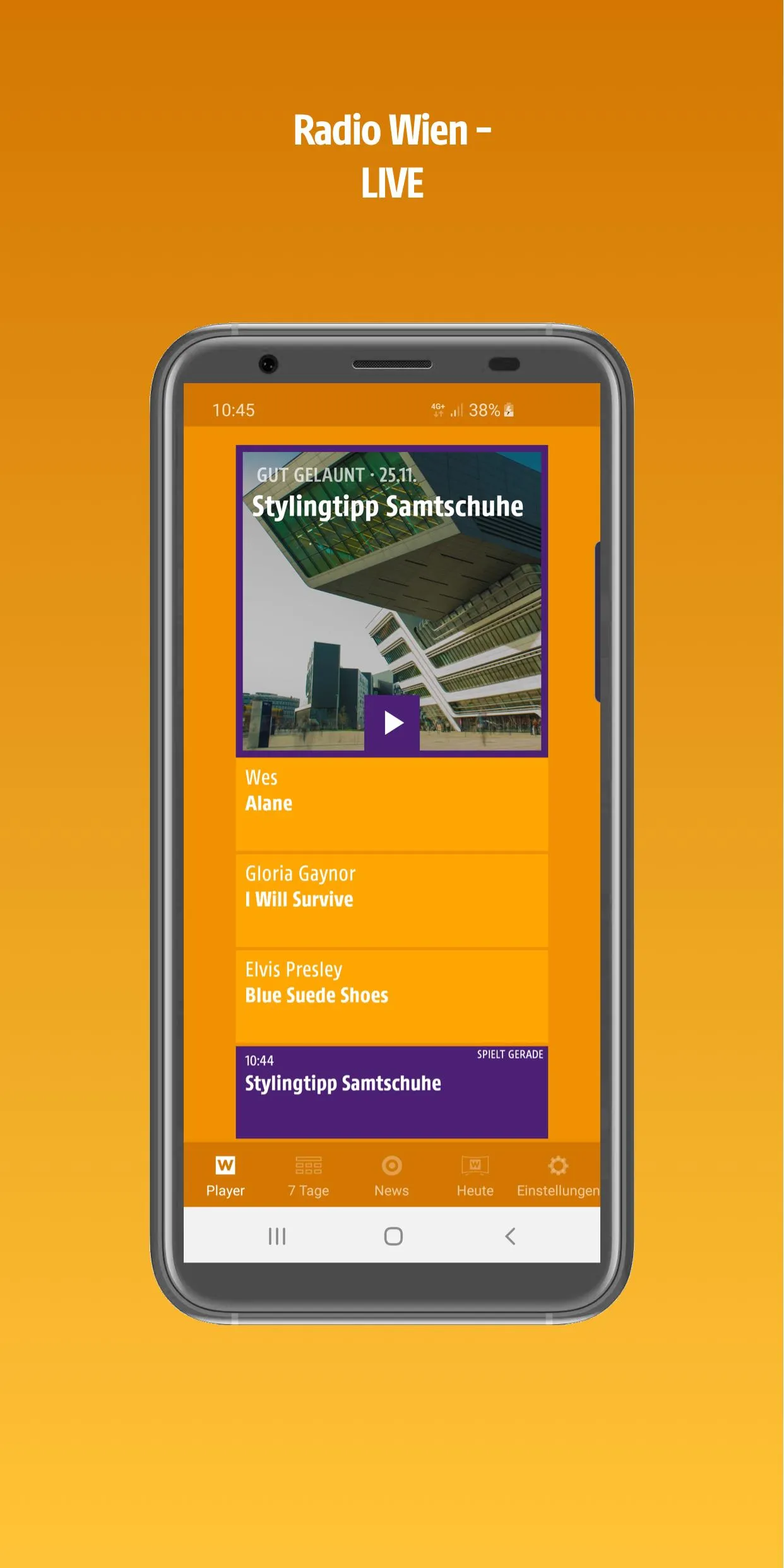 ORF Wien | Indus Appstore | Screenshot