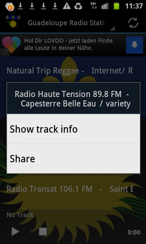 Guadeloupe Radio Stations | Indus Appstore | Screenshot