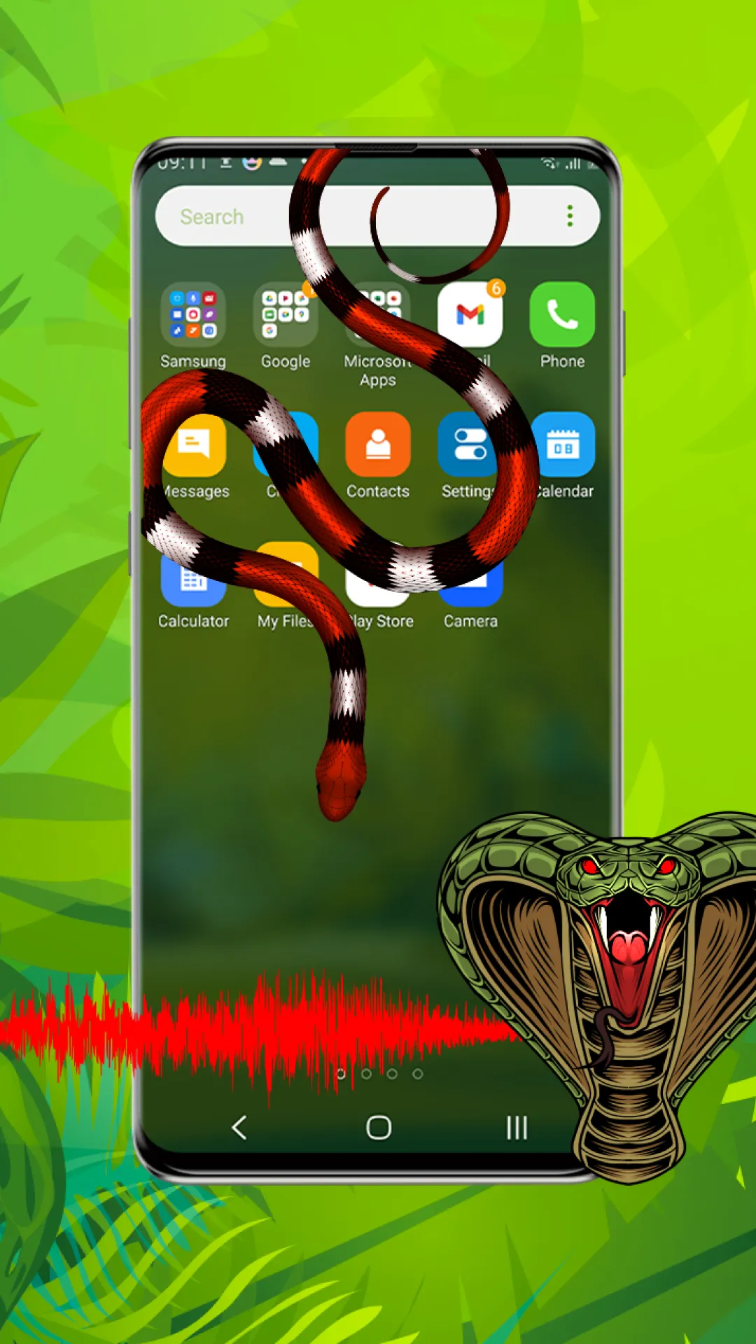 Snake On Screen - Joke | Indus Appstore | Screenshot