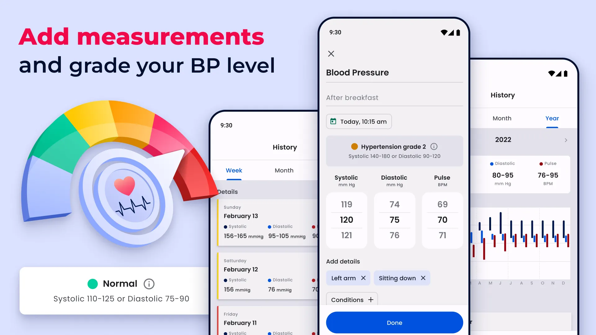 Blood Pressure Tracker | Indus Appstore | Screenshot