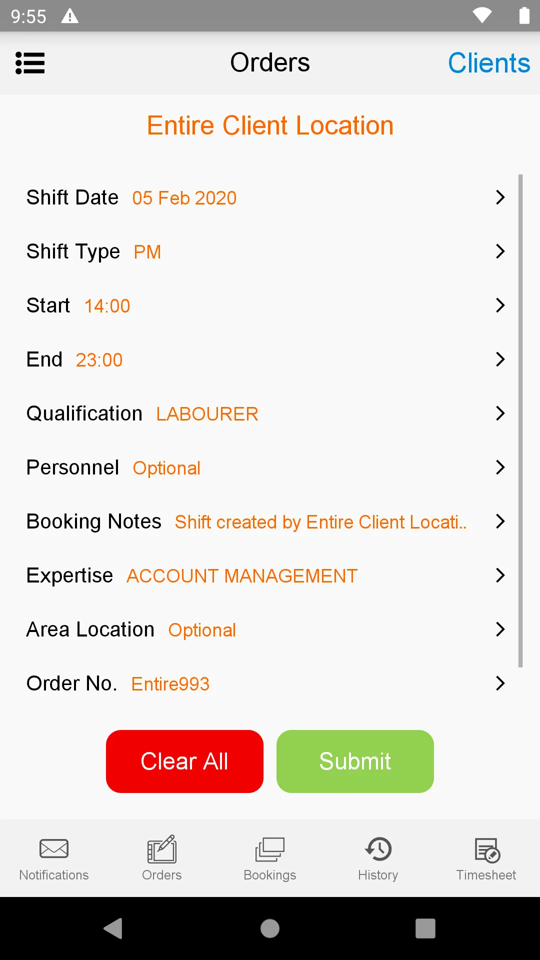 Entire OnHire: Professional | Indus Appstore | Screenshot