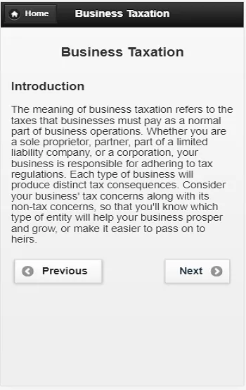 Business Taxation | Indus Appstore | Screenshot