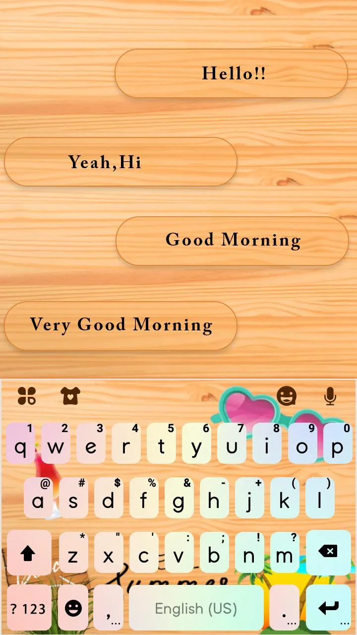 Relaxing Summer Holiday Keyboa | Indus Appstore | Screenshot